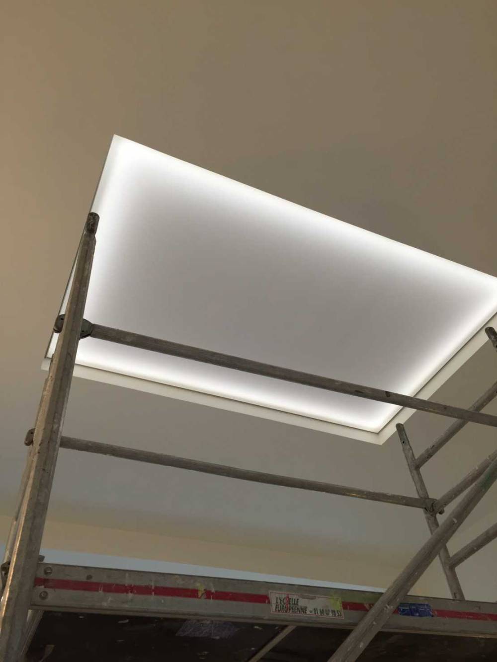 Plafond translucide