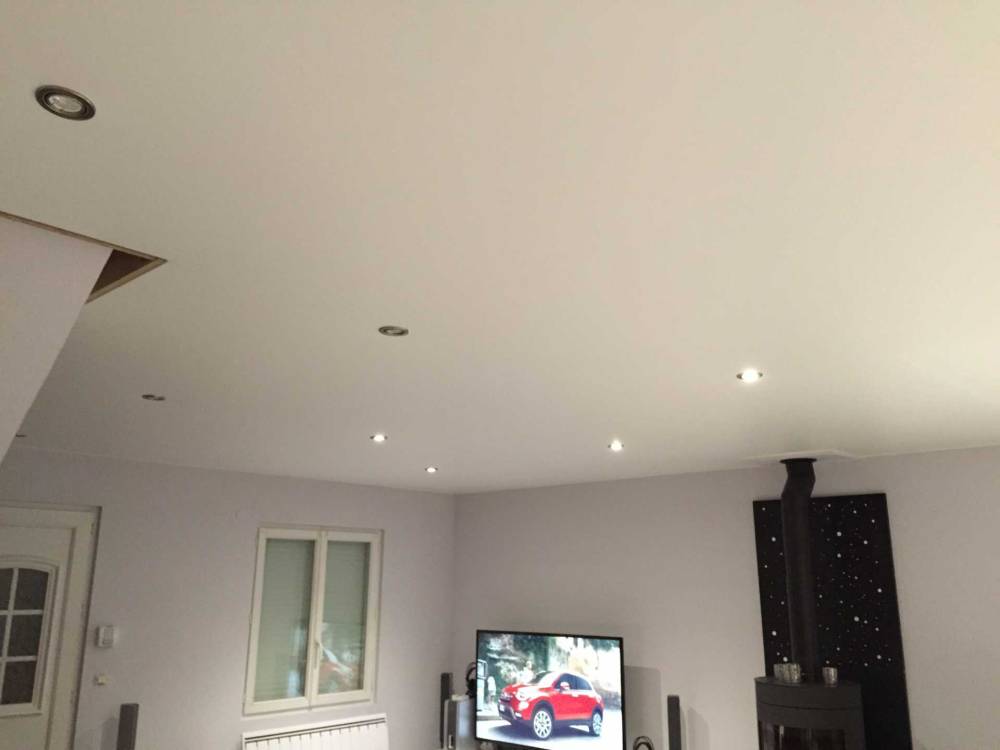 Plafond tendu LED